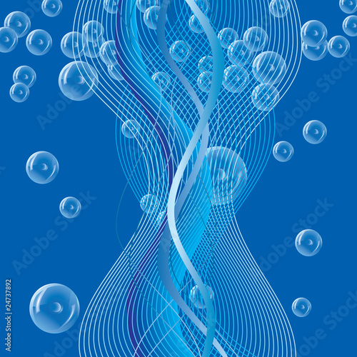 background with bubbles.