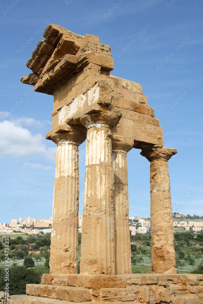 Greek ruin in Agrigento, Italy