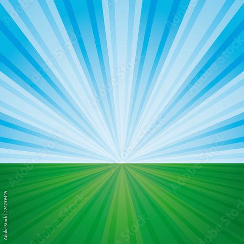 Vector sunrise
