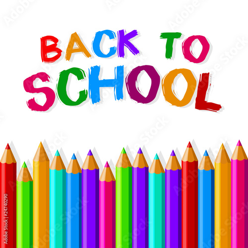 Back to school crayons
