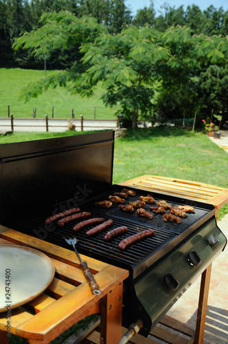barbecue l'été