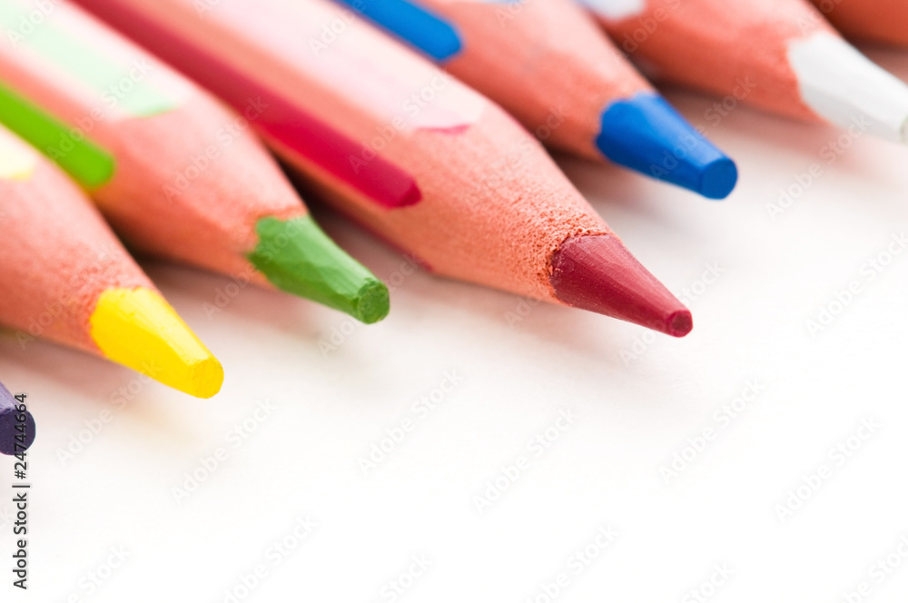 Collection of colorful pencils Collection of colorful pencils