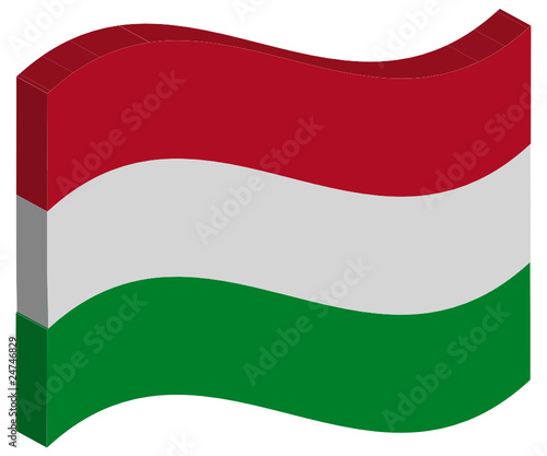 Free Download Flagge Ungarn, wehend, Stein - GFXLoad