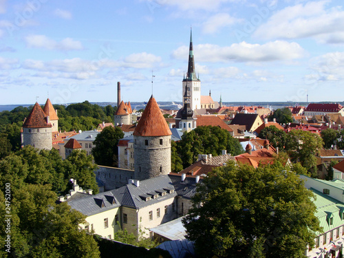 A view over Estonia's capital city, Tallinn