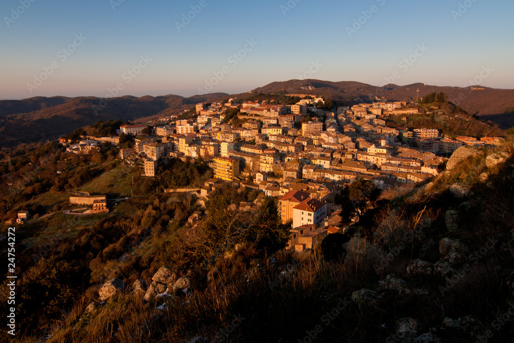 View of Tolfa, Lazio - Italy