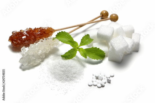 Stevia sowie andere Süßungsmittel
