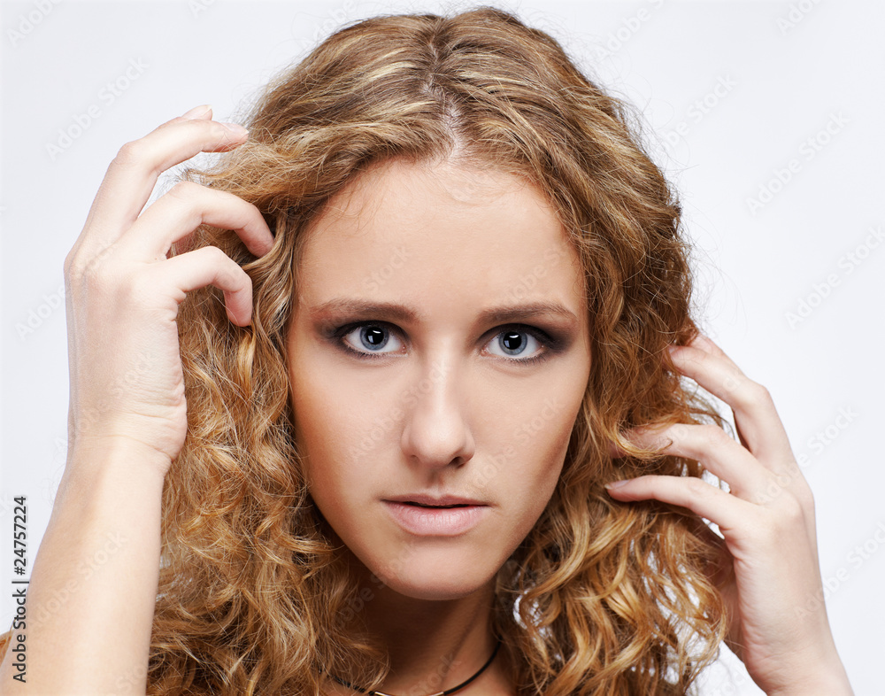 Fototapeta premium blonde girl