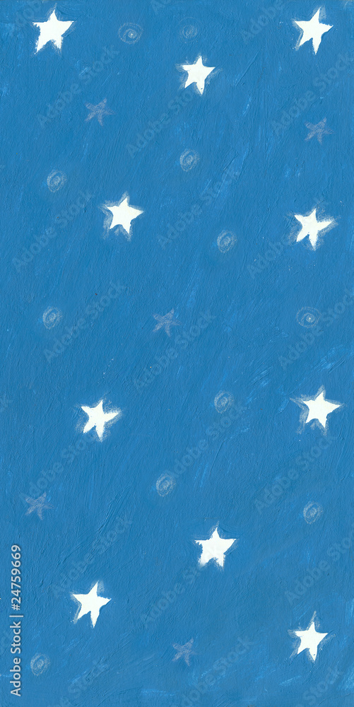 Blue background with stars Blue background with stars