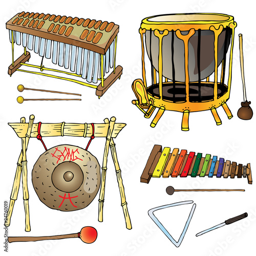 vector drums illustration 3