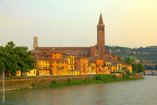 Verona, Italy on the river © aceshot