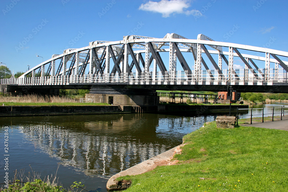 swinging bridge