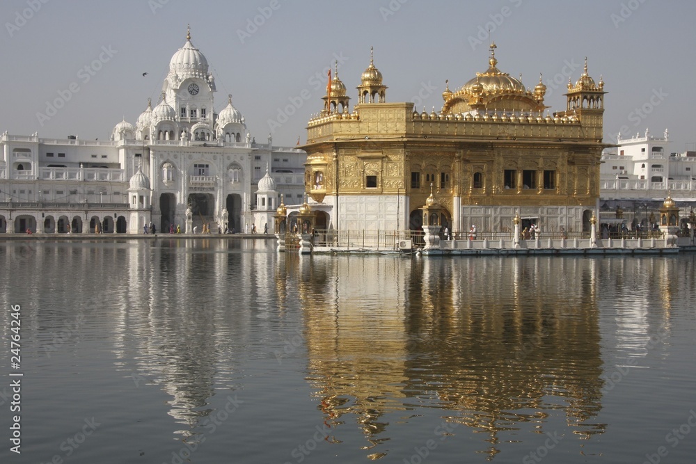 Famous Golden Temple in Amritsar, India