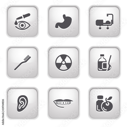 Gray button for internet 15