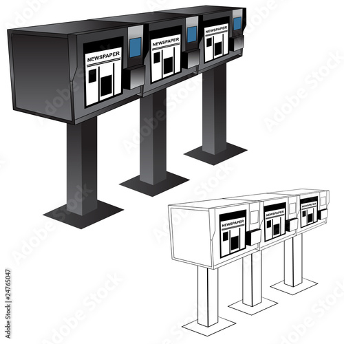 Newspaper Stand Machine