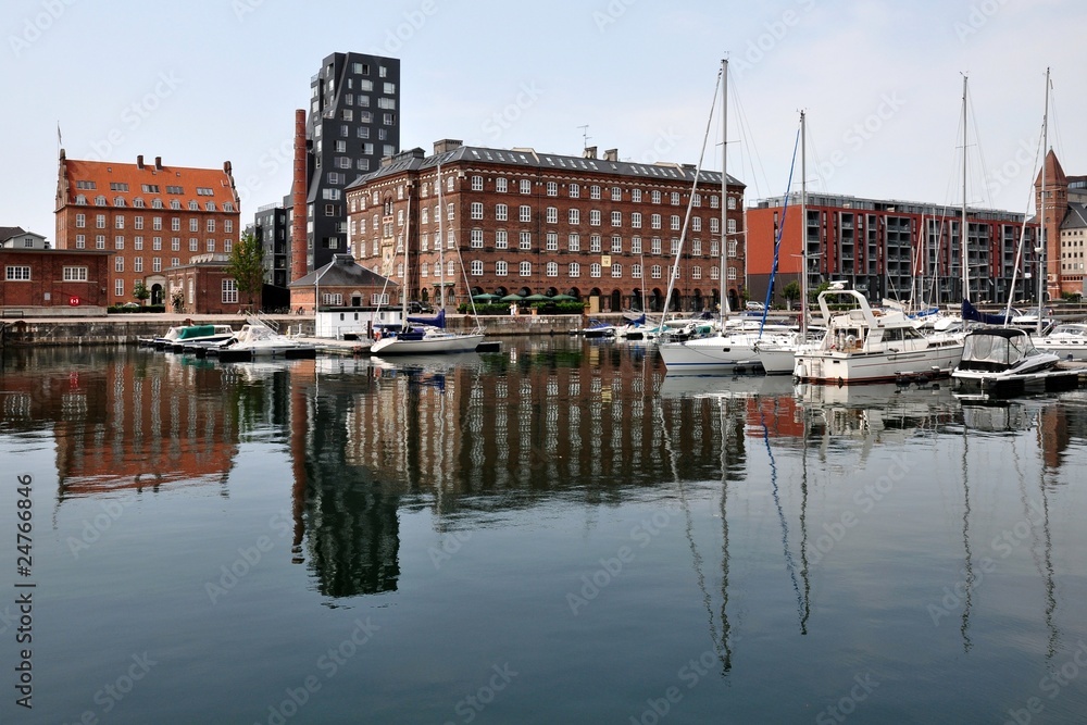 Obraz premium Kopenhagen Havenviertel