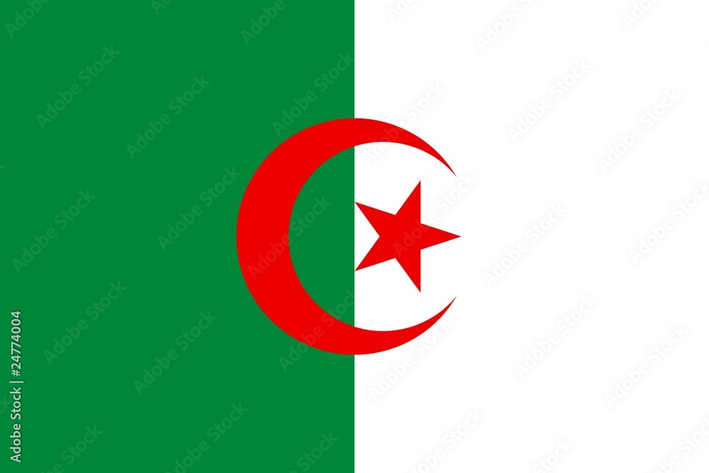 Drapeau de l'Algérie Drapeau de l'Algérie