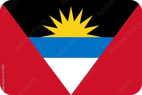Drapeau de Antigua et Barbuda aux coins arrondis Free Download Drapeau de Antigua et Barbuda aux coins arrondis - GFXLoad