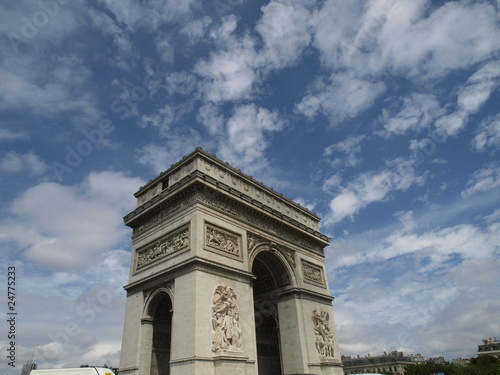 Arco del triunfo en Paris  Francia 
