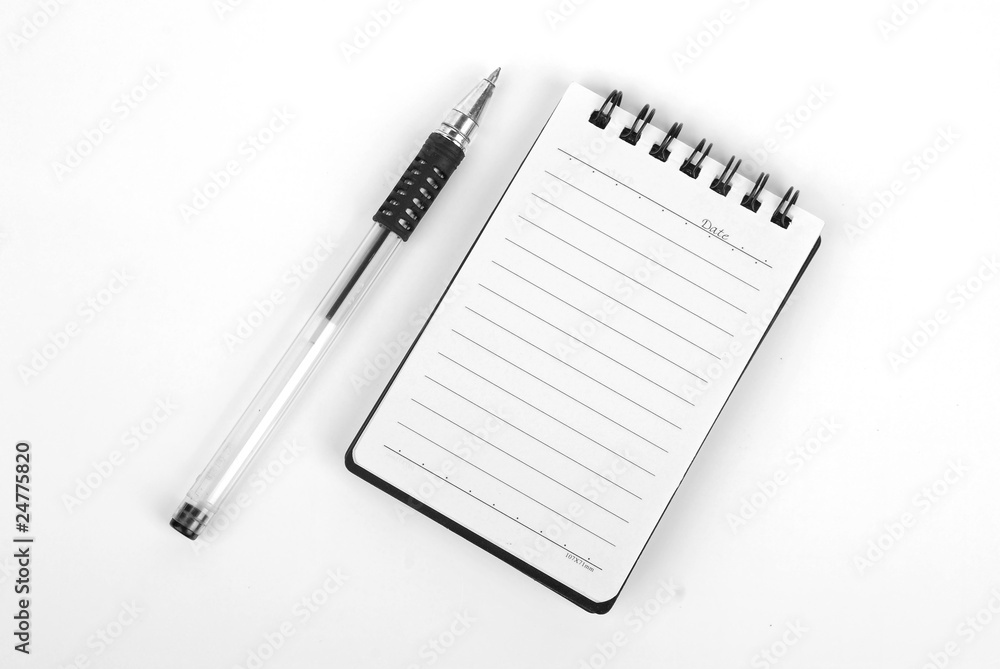 notebook and pen notebook and pen