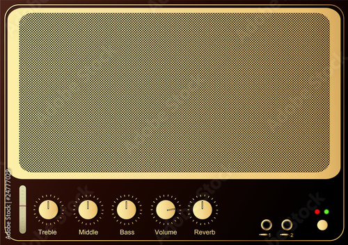 Guitar Amp - Vector