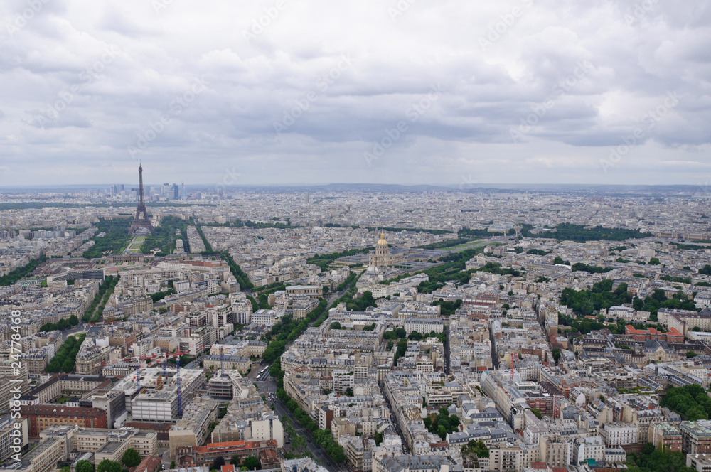 View from the Montparnasse Tower - Paris, France