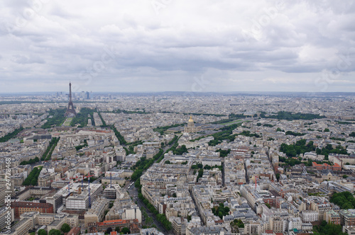 View from the Montparnasse Tower - Paris, France © Scirocco340