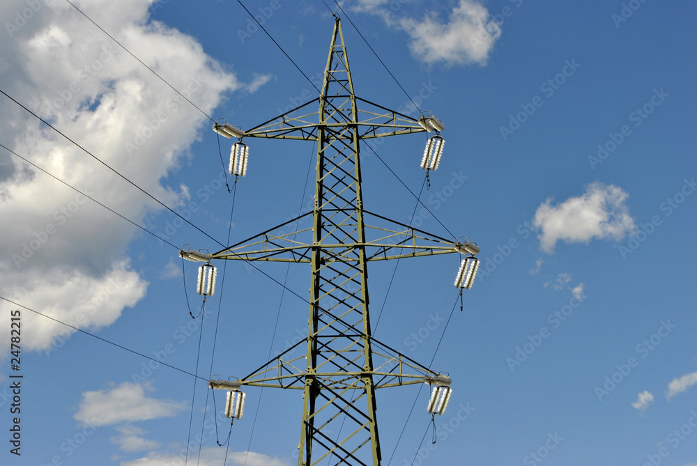 electricity pylon electricity pylon