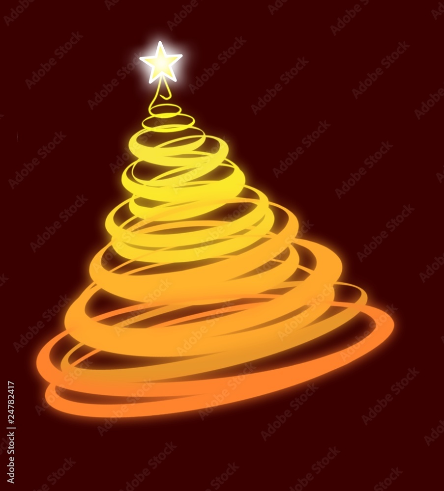 glowing christmas tree glowing christmas tree