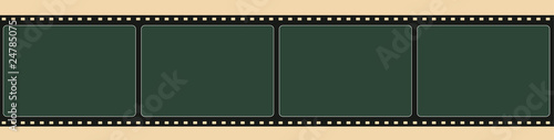 Grunge film frame with space for your text and images