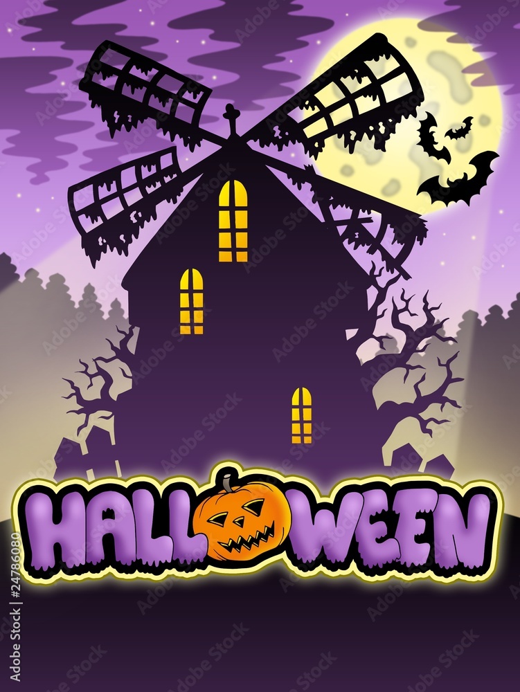 Mysterious Halloween mill 2 Mysterious Halloween mill 2