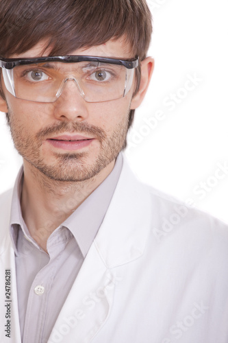 portrait of male scientist