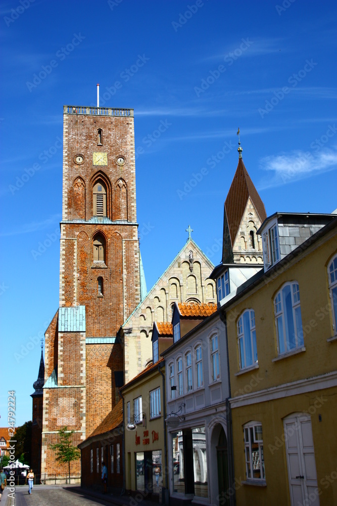 Ribe Stadt in Dänemark