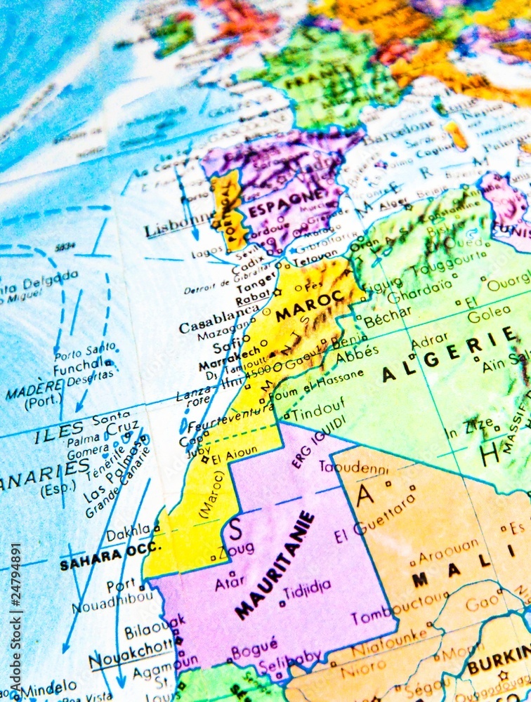 Naklejka premium Maroc - Afrique