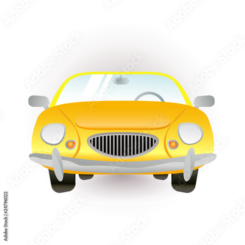 yellow car © Kuttly