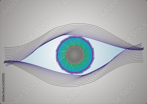 vector magic eye
