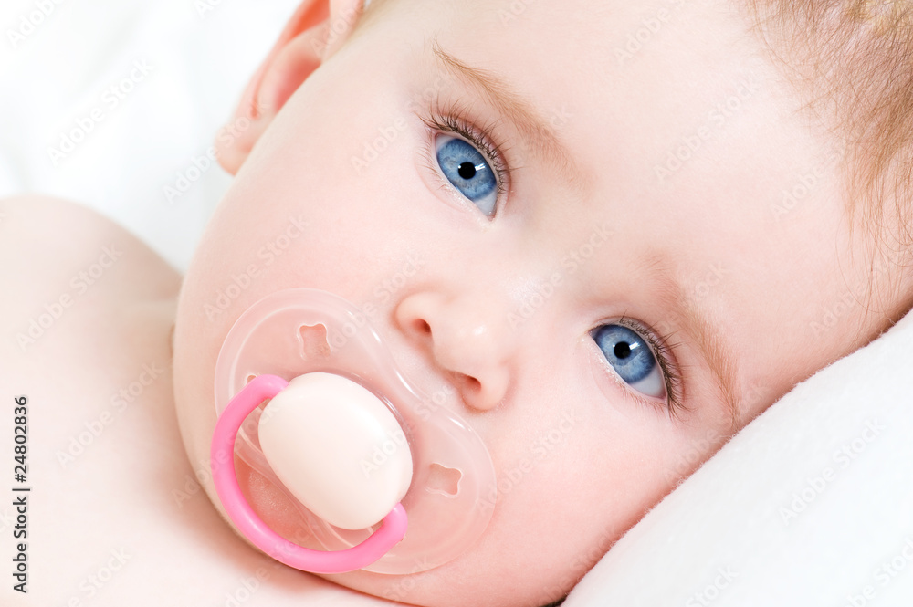 face of a beautiful newborn girl with blue face face of a beautiful newborn girl with blue face