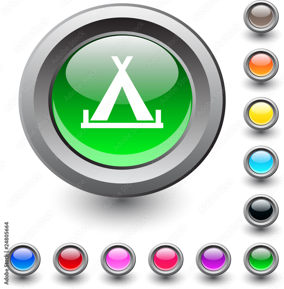 Tent  round button.