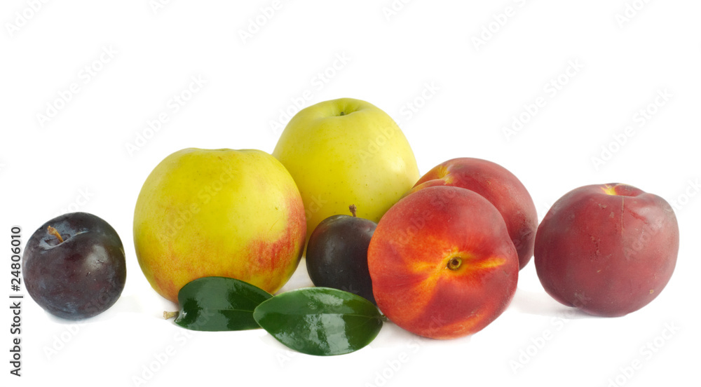 Fruits isolated on white Fruits isolated on white