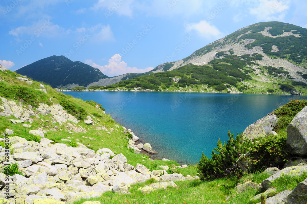 mountain lake in Pirin mountains, Bulgaria