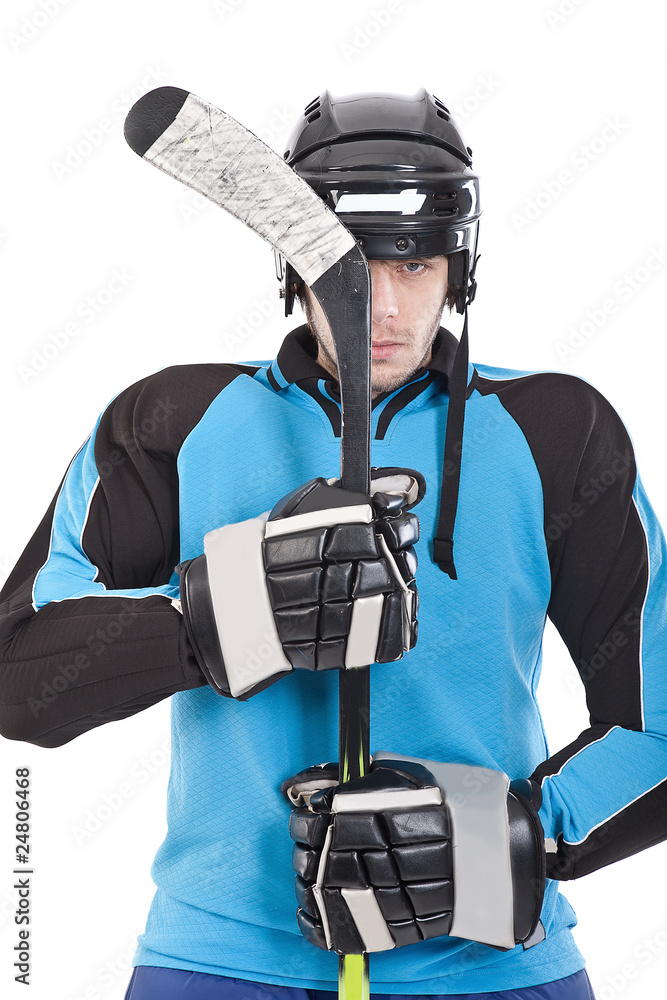 Naklejka premium Hockey player