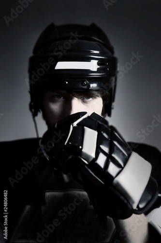 Canvas Print Hockey player