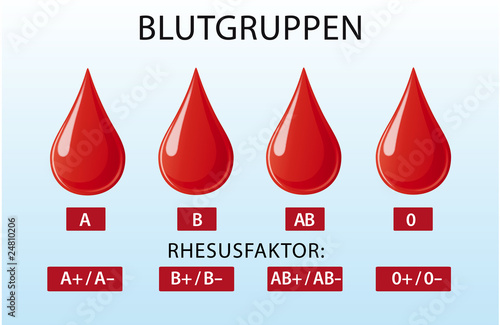 Blutgruppen und Rhesusfaktor