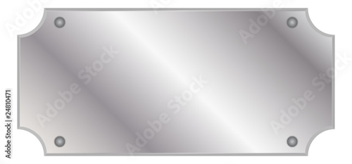 Schild aus Metall