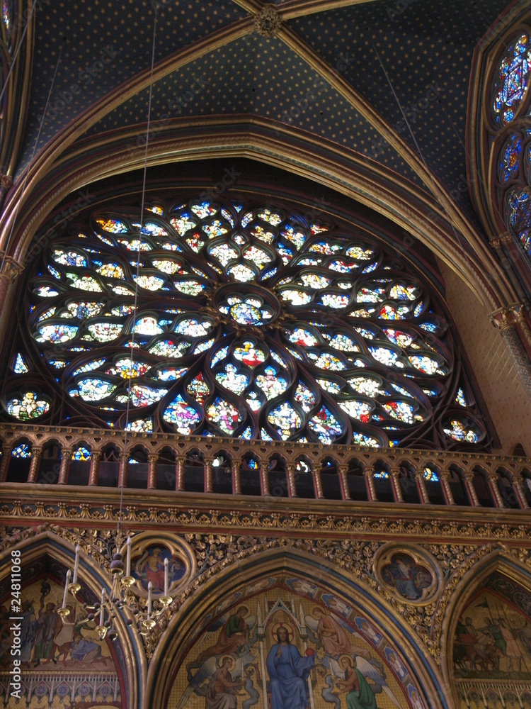 Sainte Chapelle en Paris (Francia)