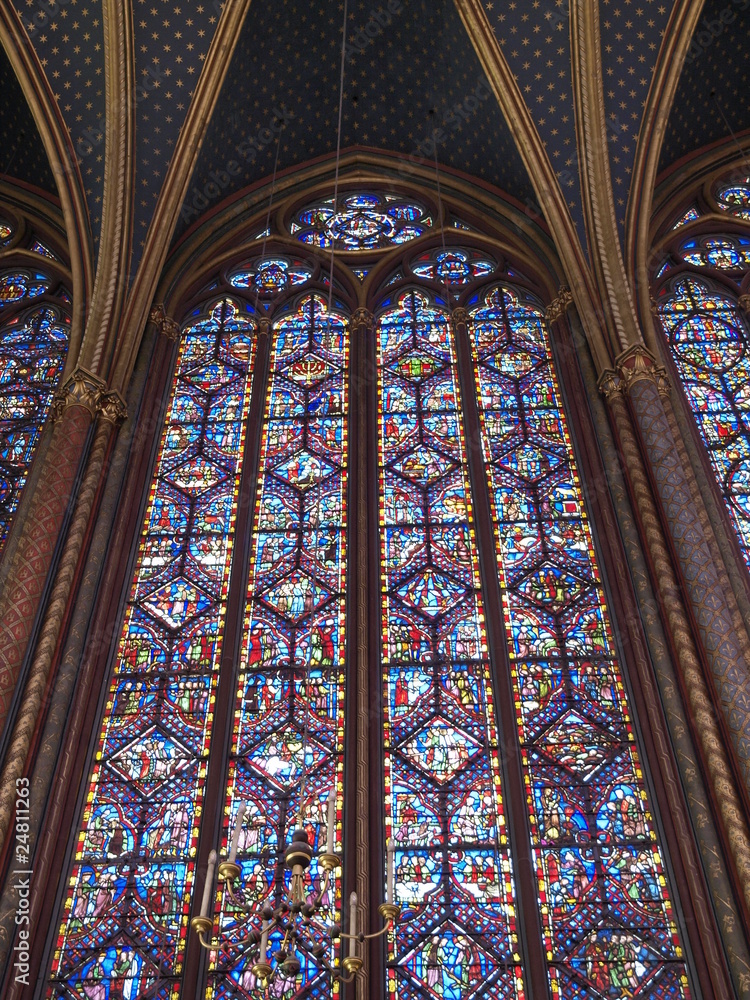 Sainte Chapelle en Paris (Francia)