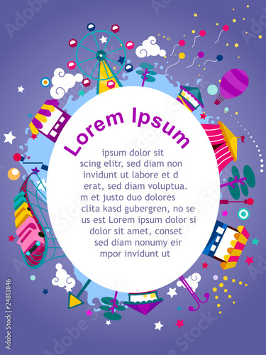 Amusement Park Flyer Design