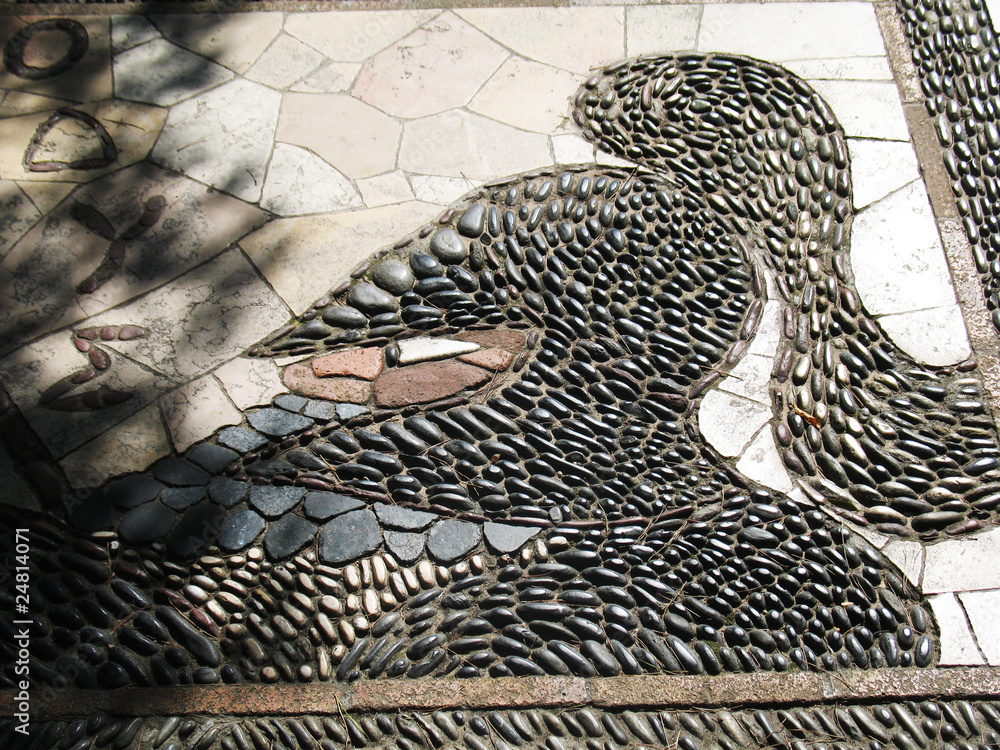 Mosaïque du site du Château,Nice Mosaïque du site du Château,Nice