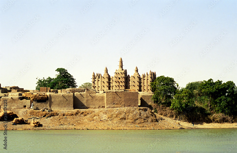 Obraz premium Mud mosque, Sirimou, Mali