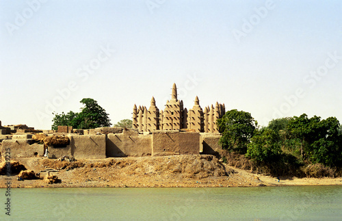 Mud mosque, Sirimou, Mali photo