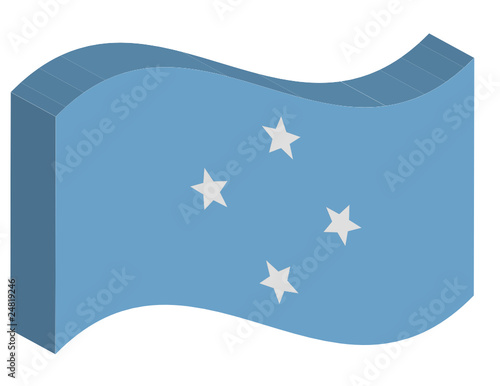 Flagge Federated States of Micronesia, Stein